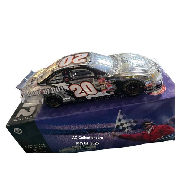 Action Tony stewart #20 Home Depot 2002 grand prix 1 of 4008 PN 102096 clear car - Picture 7 of 11